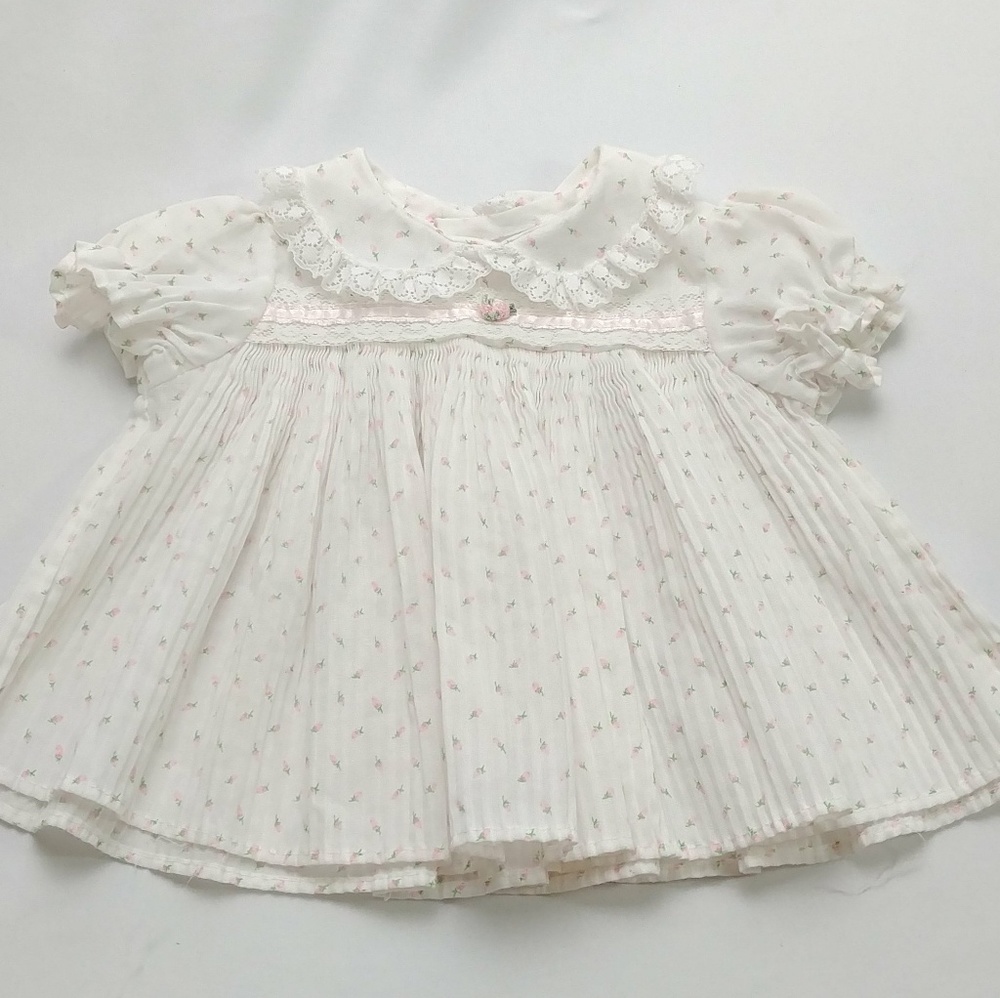 Vintage Sears Baby Girl Dress 3-6m 1983-84